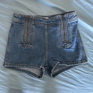 Free People micro denim shorts!